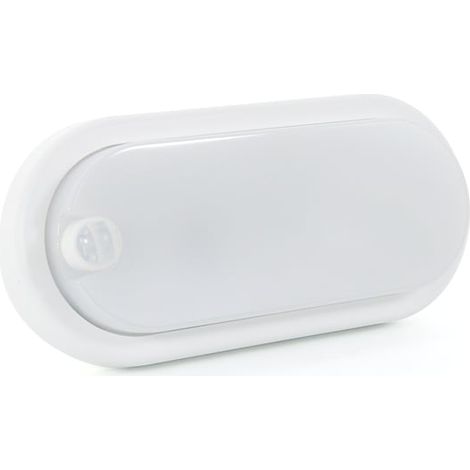 IluminaShop - Plafon LED con Sensor Movimiento Crepuscular 12W PIR 360º IP54 Blanco Frio 6000K (1/5)