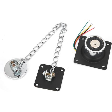 Butée de porte électromagnétique 12 V/24 V, ventouse puissante de 60 kg, 4 fils, pour portes coupe-feu