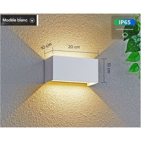 Applique Murale LED - Étanche IP65 - 3000K 4000K 6000K - Angle de Faisceau Réglable - Aluminium - Pour Intérieur et Extérieur