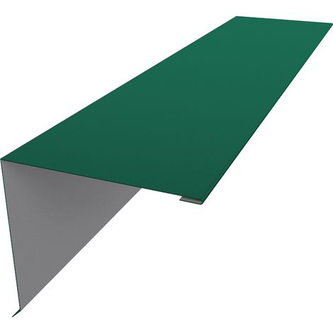 Pultdachfirst 110x100 mm L 2000mm, RAL 6005, 0,50mm