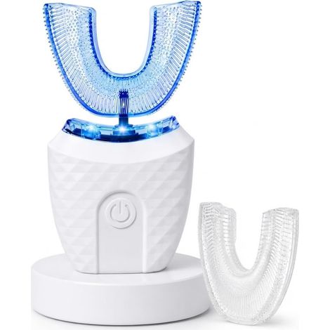 Brosse à dents automatique à ultrasons avec 1 tête de rechange, en (1/5)