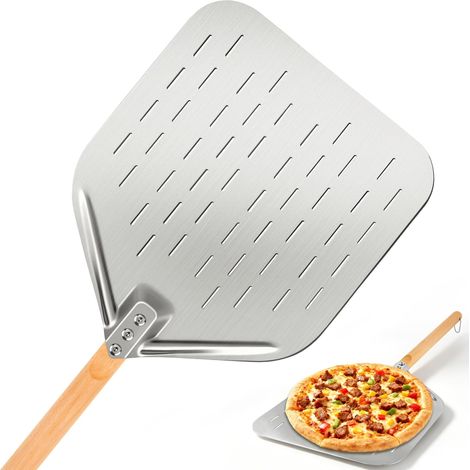 Pelle à Pizza Perforée avec Poignée 39×30.5 cm (1/5)