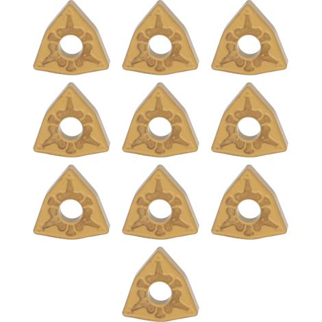 Lot de 10 plaquettes de tournage en carbure pour acier, kit d'outils de coupe CNC pour pièces métalliques. (1/5)