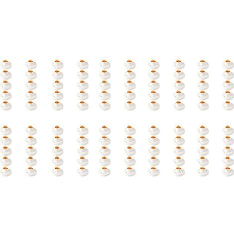 100 Pièces Séries E27 Porte-Lampe à Vis en Plastique Support de Lampe Rond Adaptateur de Support de Douille D'Ampoule (1/5)
