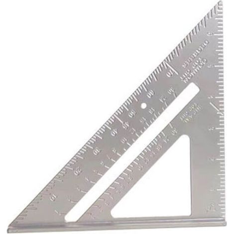 Règle carrée pour le travail du bois en alliage d'aluminium de 7 pouces, outils pour le travail du bois (1/5)