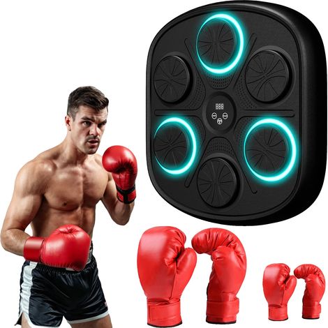 Schlagziel, Bluetooth-Konnektivität, Interaktive Trainingsfunktionen, Schwarz (1/2)
