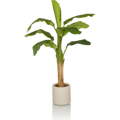 Plante artificielle / arbre artificiel BANANE I 150 cm vert hjh OFFICE