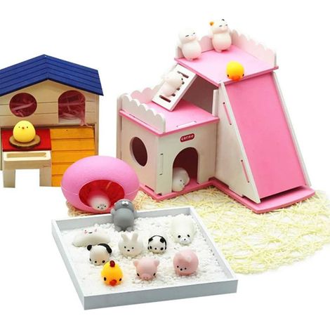 Anti-Stress-Spielzeugtiere für die frühkindliche Bildung – niedlich, lustig, farbenfroh und aus weichem TPR-Gummi – ein Spielzeug zum Stressabbau für Kinder und Erwachsene. (1/5)