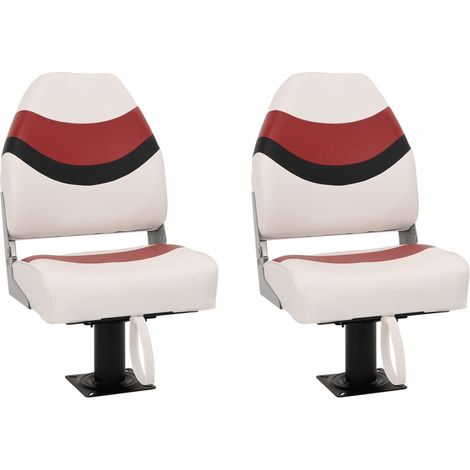 Maison Exclusive - Sedili per Barca 2pz con Supporto Girevole 360°