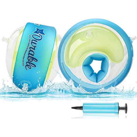 Brassards Enfants, Gonflable Swimming Bands, Gonflable Manches Natation, Aide à La Natation Gonflable Enfants De 1 à 6 Ans, Avec Pompe, Pour Filles Garçons Jeunes Enfants Salles Piscines Enété (1/5)