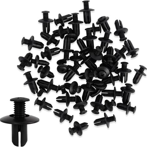 50 Pièces Rivets À Expansion En Plastique De 8 Mm, Clips De Fixation Pour Voiture, Clips Voiture, Rivet Plastique Voiture, Clips De Renfort De Pare-Chocs - Rivets En Plastique - Pour Voiture (1/5)