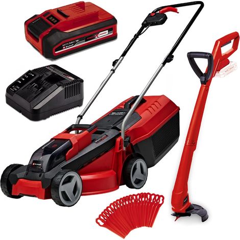 Einhell GE-CM 18/30 18v Cordless Lawnmower 30cm Lawn Mower PXC + Grass Trimmer (1/5)