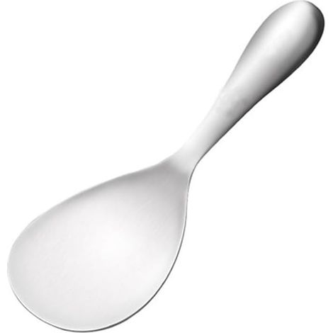 Cuillère de service,cuillère en acier inoxydable 304,cuillère à risotto,grande Cuillère à Riz cucchiaio (1/5)