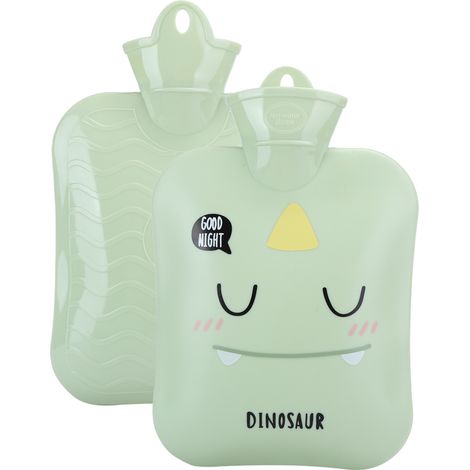 Lot de 2 bouillottes à eau, grand format, mignonnes et portables, à injection d'eau, pour l'automne et l'hiver, chauffe-mains (1/5)