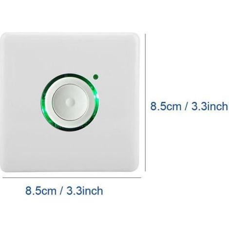 Interrupteur Minuterie Retard Tactile Led Extérieur 16 Réglages De Synchronisation Ac110-250V LANQI (1/4)