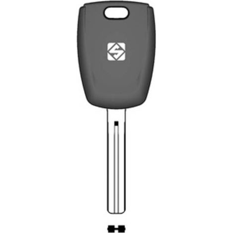2 x SILCA TOY49TE CHIAVE TRANSPONDER VUOTA OTTONE