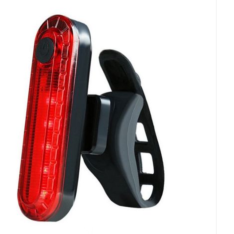 Set di luci a LED per bicicletta ricaricabili tramite USB: fari anteriori e posteriori a LED in alluminio, power bank e supporto per telefono. (1/5)
