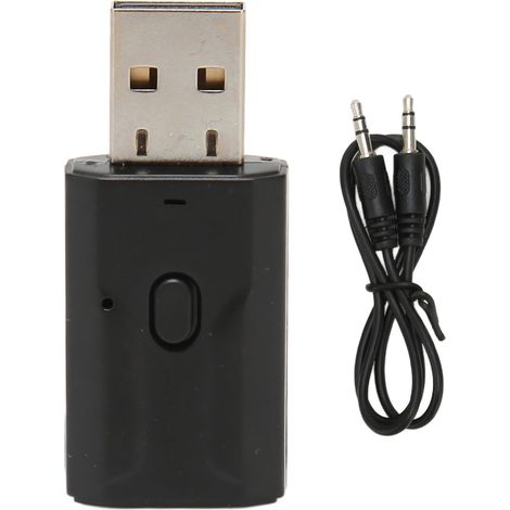 Adaptateur Audio Bluetooth 5.0 USB pour Voiture, Émetteur-Récepteur Double Fonction Appels Mains Libres et Diffusion sur Enceintes (1/5)