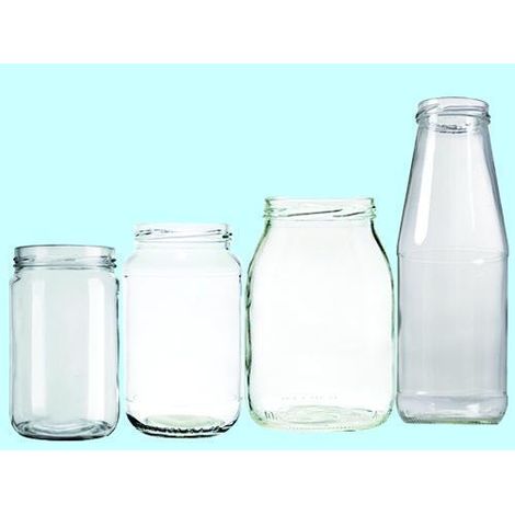 VASO VASETTO IN VETRO IMBOCCO D.82 mm 580cc/ml Cf.12 PZ