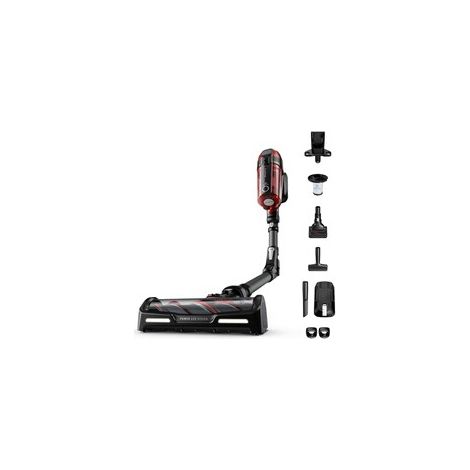Rowenta RH98A3WO aspirateur balai et balai électrique Aspirateur-balai 2 en 1 Batterie Sec Sans sac 350 W Noir, Rouge