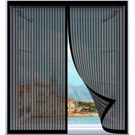 Moustiquaire Magnétique pour Fenêtre 80 x 63 cm Installation Facile (1/5)