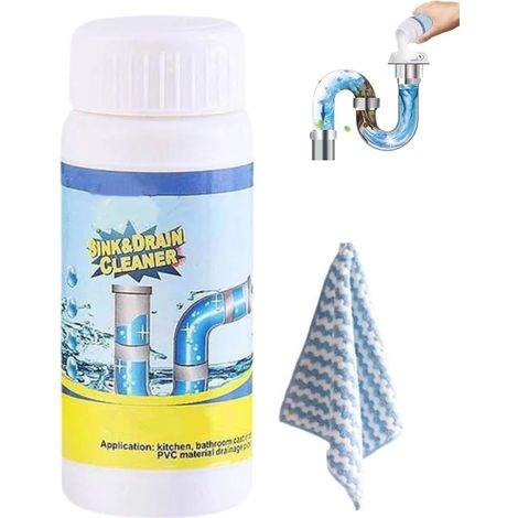 Lanoxie Déboucheur Pro, Lanoxie Deboucheur Evier, Pipeline Dredging Agent, Déboucheur Canalisation, Nettoyant Puissant Pour Canalisation, Pour Cuisine Et Salle De Bain, Sink And Drain Cleaner (1PC)