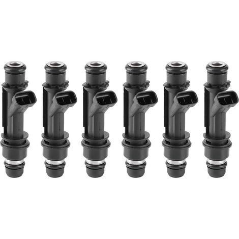 6 pièces Injecteur de carburant 25323971 Pièce de rechange Compatible Buick Century 3.1L V6 (1/5)