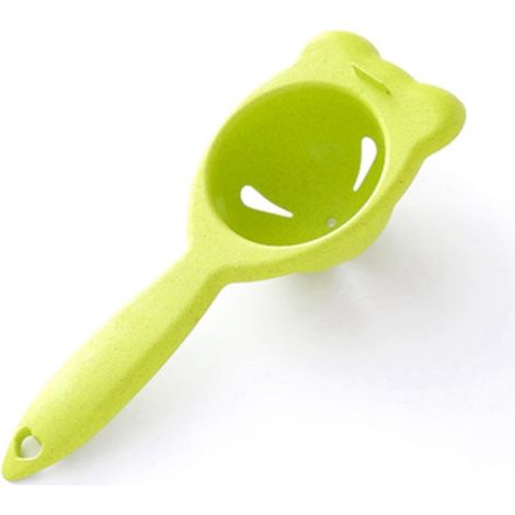 Séparateur de paille de blé, séparateur de jaune et de blanc d'œuf, passoire, ustensile de cuisine pratique (vert) (1/2)
