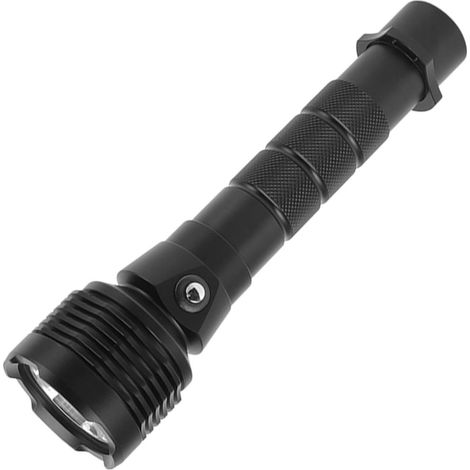 Lampe torche de plongée LED longue portée 3600 lm, en alliage d'aluminium, étanche IPX8. (1/5)
