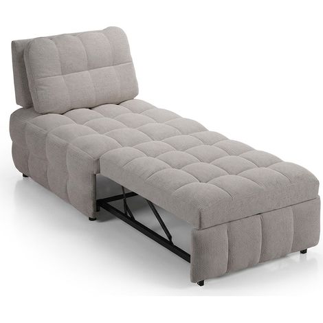 Sofa Cama Loft 1 Plaza 85cm, Gris