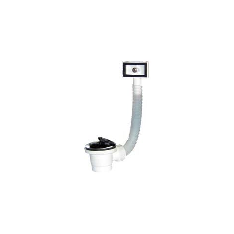 PILETTA MOPLEN CON TAPPO MANIGLIA E TROPPO PIENO FLESSIBILE  11/2 per lavelli inox e sintetici
