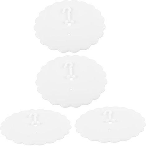 ORFOFE Lot de 4 crochets lit à baldaquin en plastique, adhésifs (1/5)