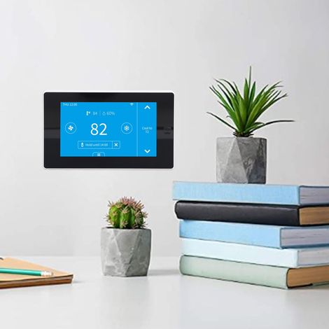 Tuya Smart Living est compatible avec Alexa et Google Assistant. Il intègre un thermostat Wi-Fi nord-américain AC24V sans capteur de zone. (1/5)