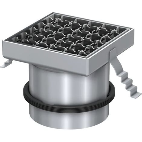 ACO Attacco Passavant 150x150/ M125/ V2A/ antiscivolo, 5141.93.22