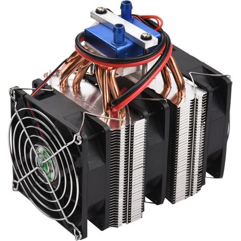 Refroidisseur d'aquarium à semi-conducteurs haute puissance 180 W, 12 V, avec 6 tuyaux de dissipation de chaleur en cuivre pour aquarium de 40 litres (1/5)