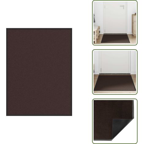 Paillasson Marron 80x120 cm - Paillasson - Paillasson De Porte - Paillasson De Bienvenue - Paillasson De Porte Extérieur (1/5)