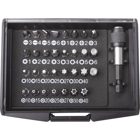 CLAS - Boite embouts de vissage 1/4" (32pcs) - OS 3230 - Ce produit de marque CLAS est neuf. (1/2)