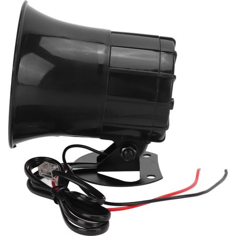 Haut-parleur mono trompette 6 tons 110 dB 12 V universel pour motos, voitures et excavatrices (1/5)