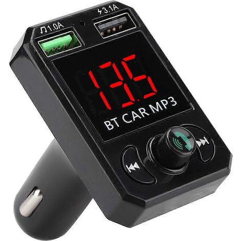 Mini-Autoradio mit MP3-Player im Zigarettenanzünder-Format, intelligentem Bluetooth-Chip, Freisprechfunktion und zwei USB-Schnellladefunktionen (1/5)
