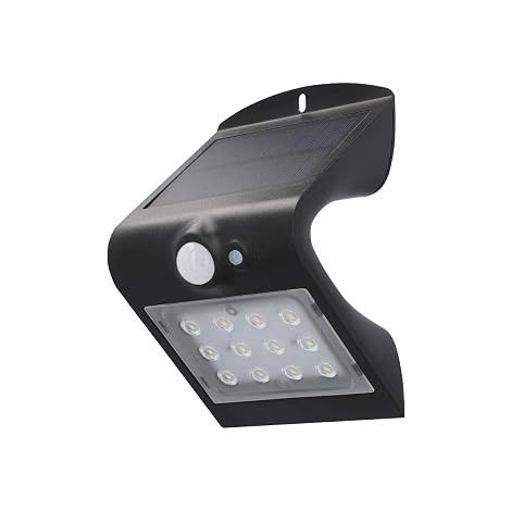 Luminaire unitec sans fil détecteur mouvement noir