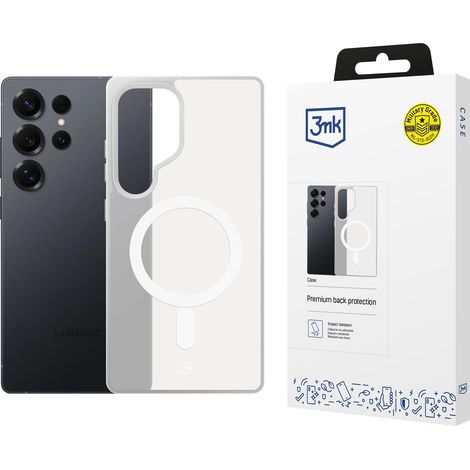Custodia magnetica 3mk Smoke per Samsung Galaxy S25 Ultra - Bianca (1/5)