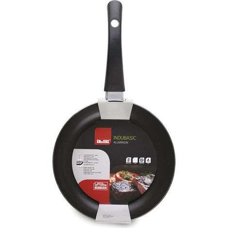iboli Sartén de aluminio plateado 14 cm