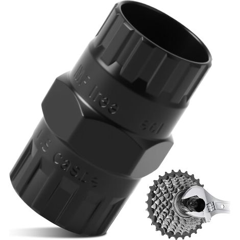 Outil 2 en 1 pour démontage de cassette de vélo, compatible Shimano, 5 à 12 vitesses. (1/5)