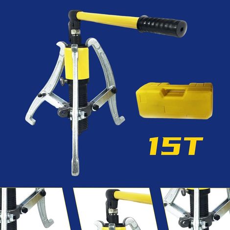 15T 3-Arm Hydraulik Radnaben Polrad Abzieher Satz Hydraulischer Antriebswellen AusdrüCker Set Werkzeug Lager Innenring Lageringe Kit Lagerabzieher Profi Hydraulische AusdrüCkerset Hydraulisch (1/5)