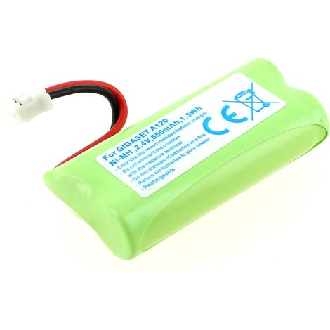 Telefonbatterie 2,4v 600mah für siemens telefon