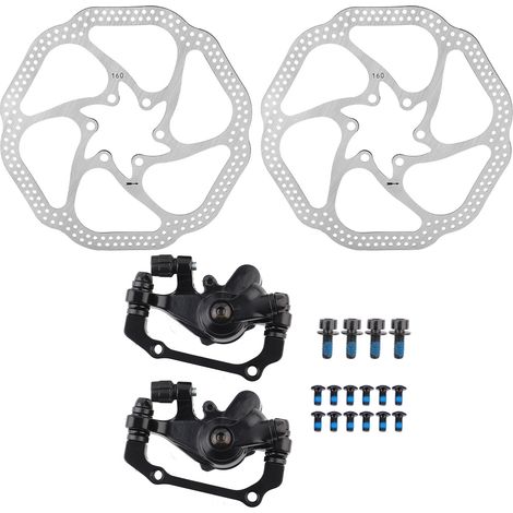 Frein à Disque Mécanique pour VTT, Jeu Avant Arrière avec Rotors 160mm (1/5)