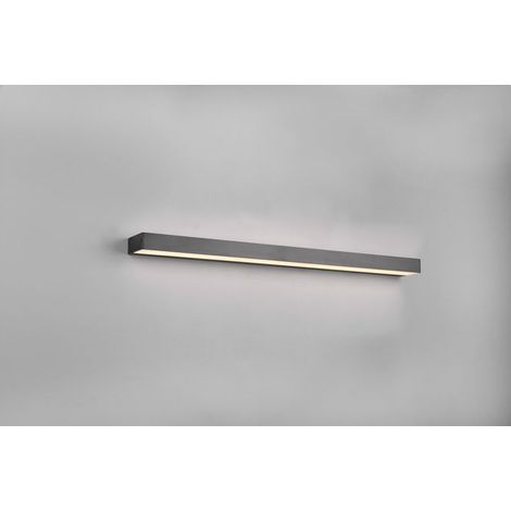 Trio ROCCO applique murale nera in alluminio 13W 1400lm
