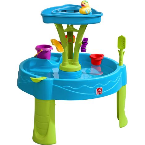 Table d'eau pour enfants 8 accessoires – Activité aquatique interactive – Matériau plastique durable – Favorise l'interaction sociale – Step 2 - Step2
