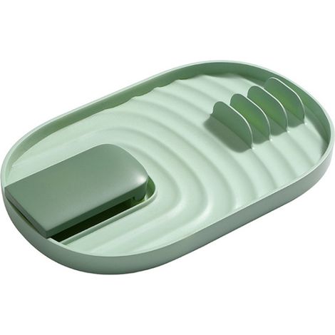 Porte-couvercle de Pot pliable, repose-cuillère, couvercles multifonctionnels, spatule poêle pour la cuisine domestique (1/5)