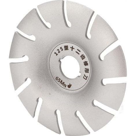 Wood Carving Disc Shaping Wheel 125mm Stainless Steel 12T Accessory for Angle Grinder Red Treated Surfaces Wood Carving Disc Angle Grinder (1/5)